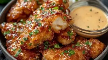 Easy Coconut Chicken with Creamy Bang Bang Sauce