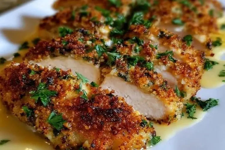Garlic Parmesan Crusted Chicken