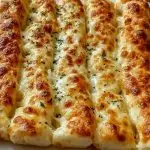 Homemade Cheesy Garlic Breadsticks Recipe
