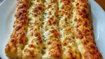 Homemade Cheesy Garlic Breadsticks Recipe