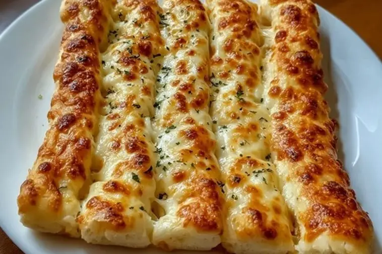 Homemade Cheesy Garlic Breadsticks Recipe