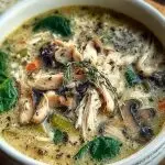 Rotisserie Chicken & Mushroom Soup