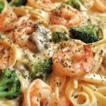 Shrimp Broccoli Alfredo Recipe