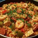 Spicy Chicken Shrimp Jambalaya