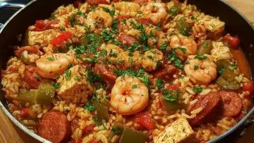 Spicy Chicken Shrimp Jambalaya
