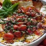 Three-Cheese Tomato Bruschetta Dip Recipe