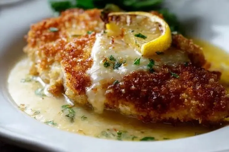 Zesty Lemon Pecorino Crispy Chicken Recipe