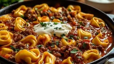Beef Enchilada Tortellini