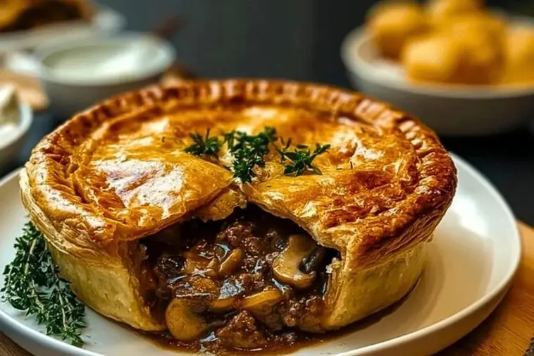 Beef and Mushroom Pie