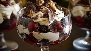 Black Forest Trifle for Christmas