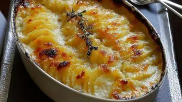 Cheesy Garlic Potatoes Gratin