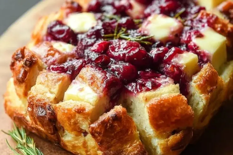 Cranberry Brie Pull-Apart Bread