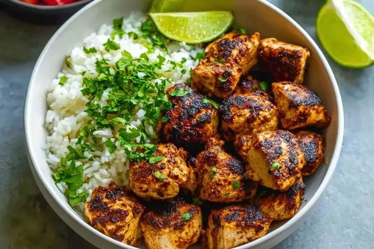 Easy Chipotle Chicken (Copycat) at Home