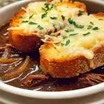 French Onion Beef Short Rib Soup