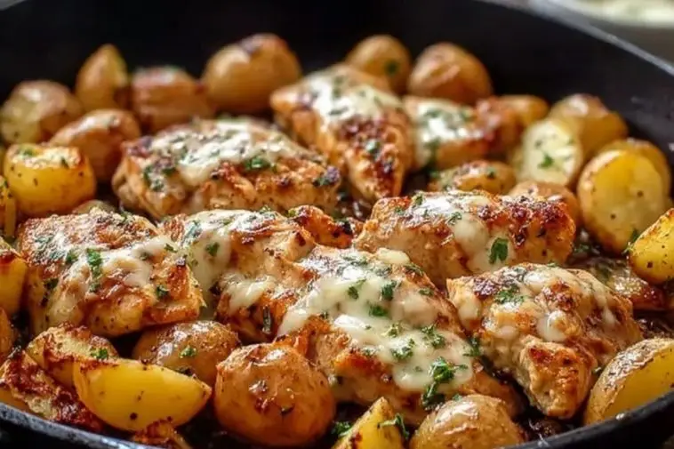 Garlic Parmesan Chicken and Potatoes