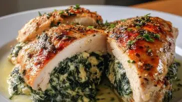 Irresistibly Delicious Spinach Stuffed Chicken