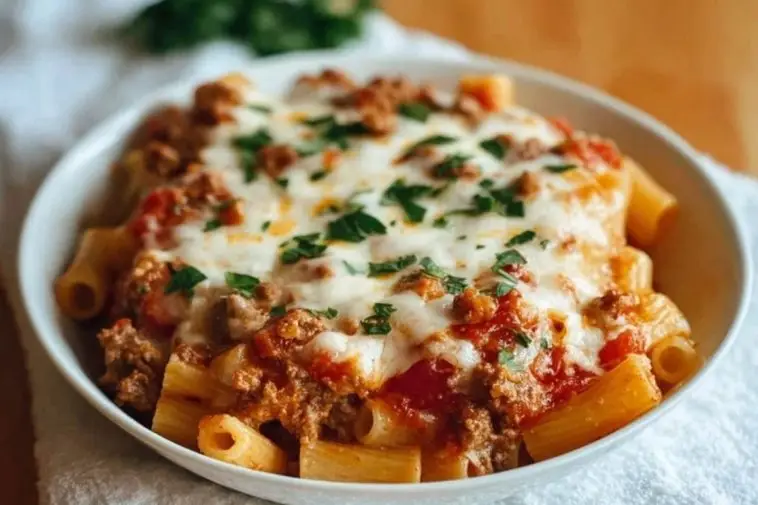 Italian Rigatoni Bake