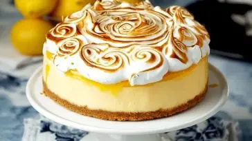 Lemon Curd Meringue Cheesecake Bliss