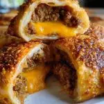 Air Fryer Cheesy Taco Bombs