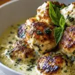 Baked Chicken Ricotta Meatballs