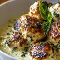 Baked Chicken Ricotta Meatballs