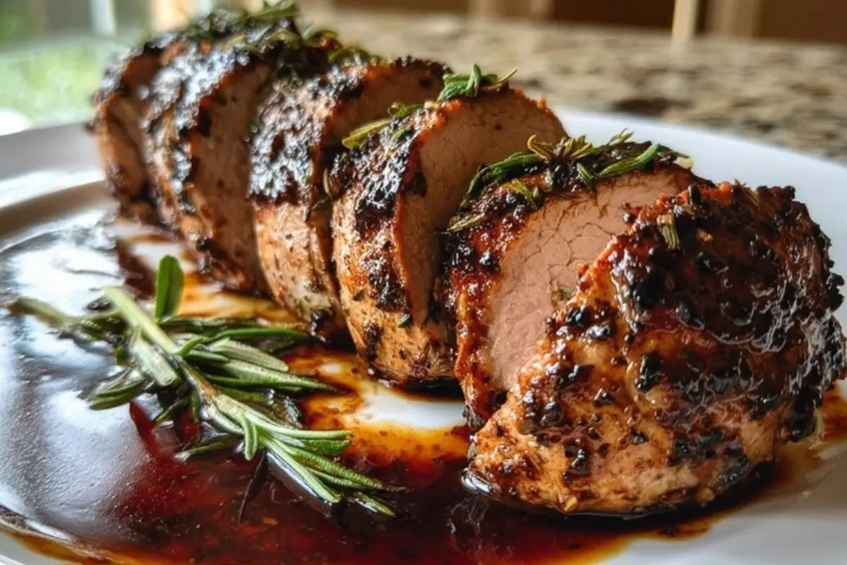 Balsamic Pork Tenderloin in Oven