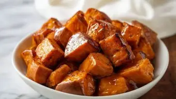 Cinnamon Butter Baked Sweet Potato