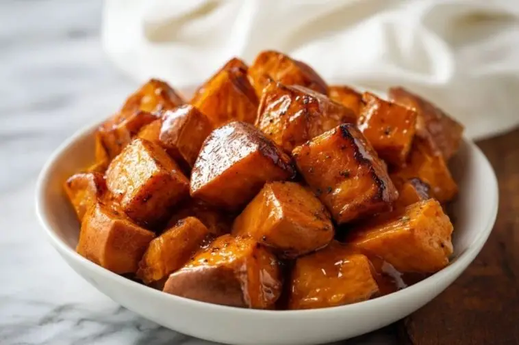 Cinnamon Butter Baked Sweet Potato