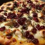Cranberry Chicken & Brie Pizza