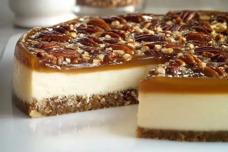 Creamy Pecan Pie Cheesecake