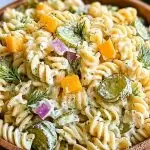 Dill Pickle Pasta Salad