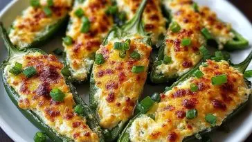 Easy Creamy Jalapeño Poppers