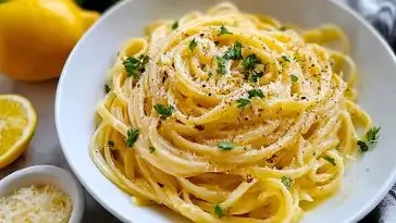 Easy Lemon Butter Linguine