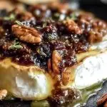 Gooey Baked Brie with Fig Jam