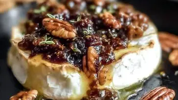 Gooey Baked Brie with Fig Jam