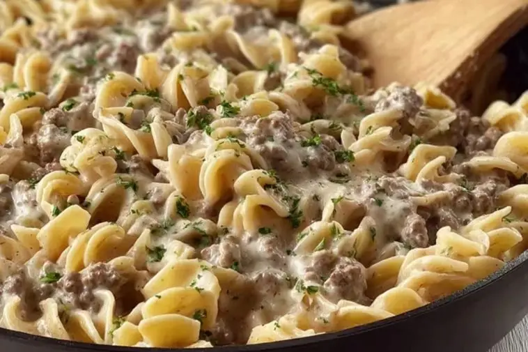 Ground Beef Stroganoff