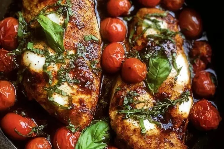 Homemade One Pan Balsamic Chicken