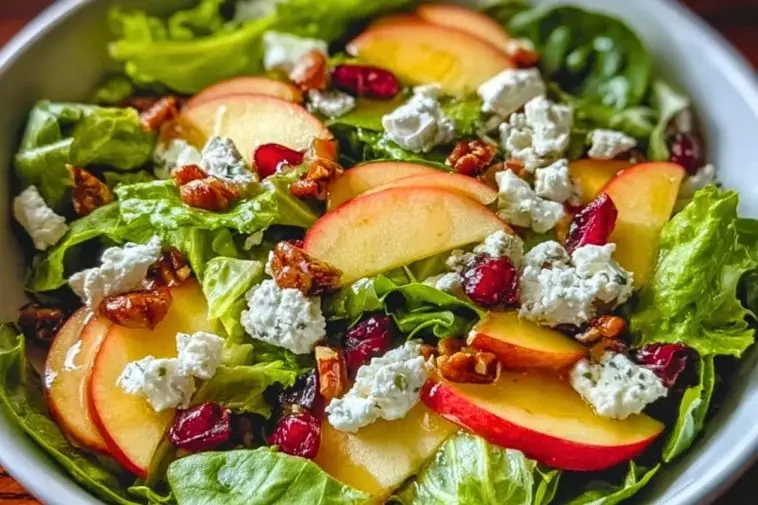 Honeycrisp Apple and Feta Salad
