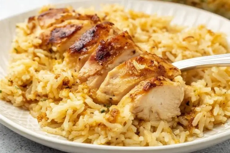 No Peek Chicken and Rice Casserole