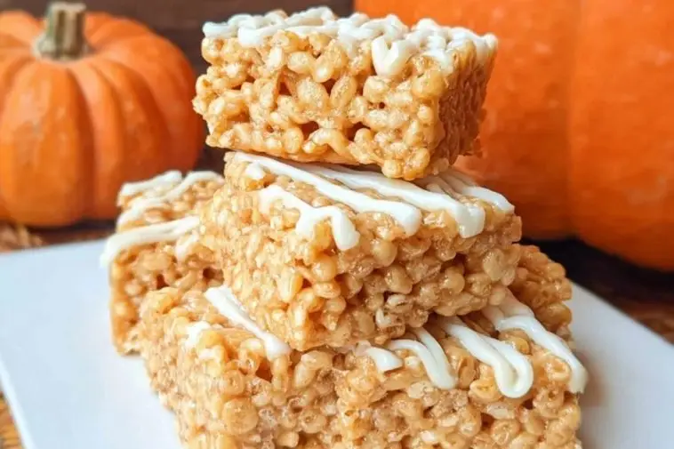 Pumpkin Spice Rice Krispie Treats