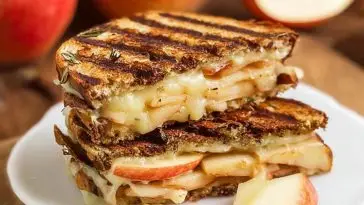 Roasted Apple and Brie Panini