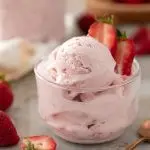 Strawberry Cottage Cheese Ice Cream