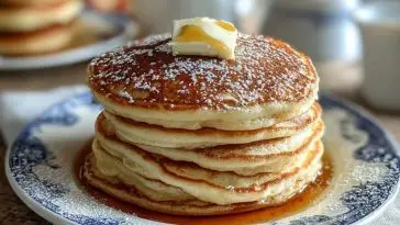 Vanilla Cinnamon Buttermilk Pancakes
