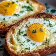 Air Fryer Egg & Cheese Toast