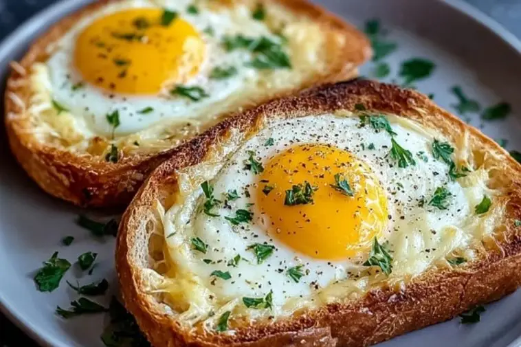 Air Fryer Egg & Cheese Toast