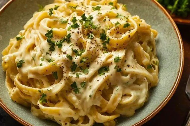 Alfredo Sauce with Cream Cheese Pasta