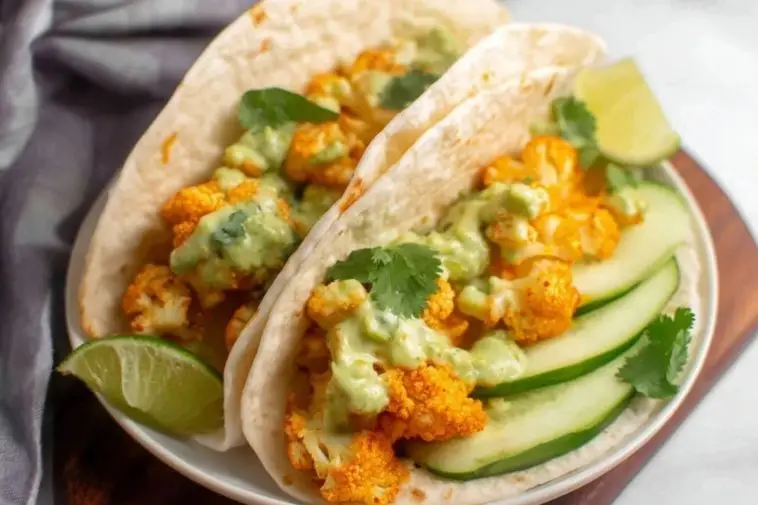 Buffalo Cauliflower Wrap