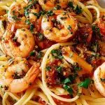 Chilli Garlic Prawn Pasta