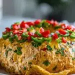 Christmas Taco Cheese Ball Wreath