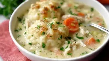 Classic Chicken And Dumplings With Biscuits
